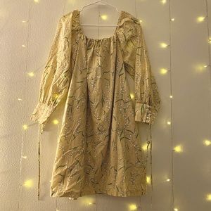 Lily-of-the-Valley Tunic Dress, lined with pockets!